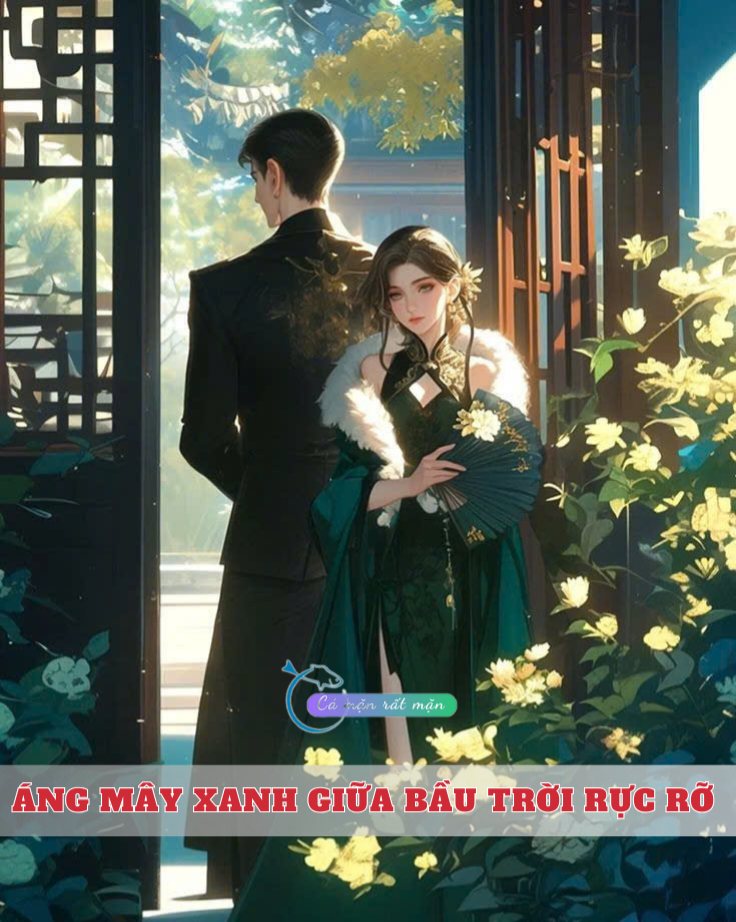 Áng Mây Xanh Giữa Bầu Trời Rực Rỡ