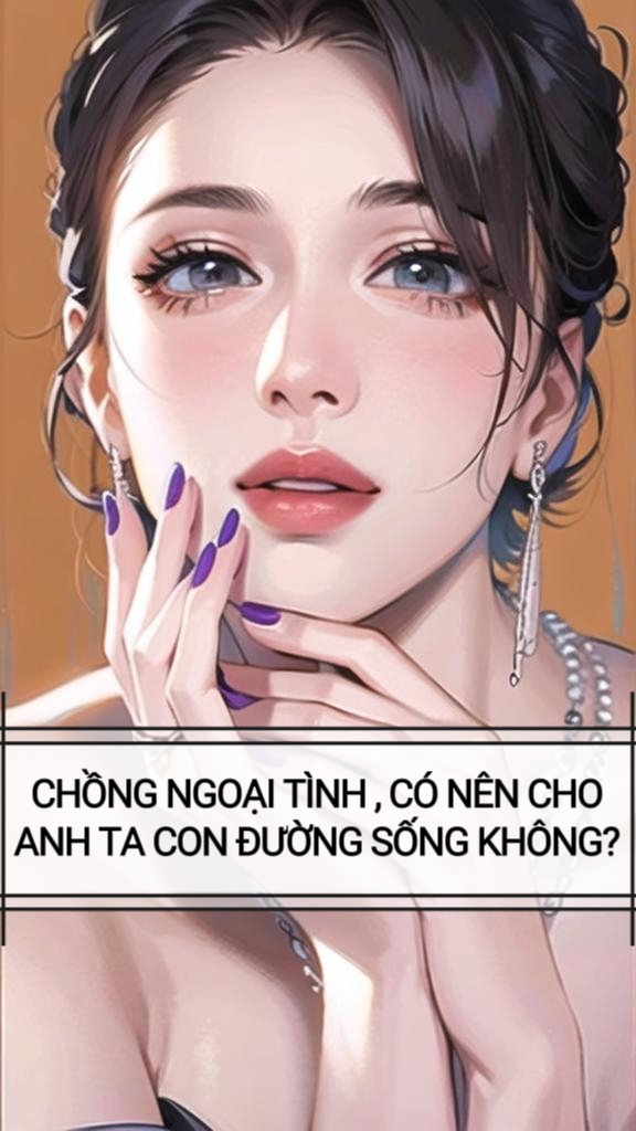 CHỒNG NGOẠI TÌNH , CÓ NÊN CHO ANH TA CON ĐƯỜNG SỐNG KHÔNG?