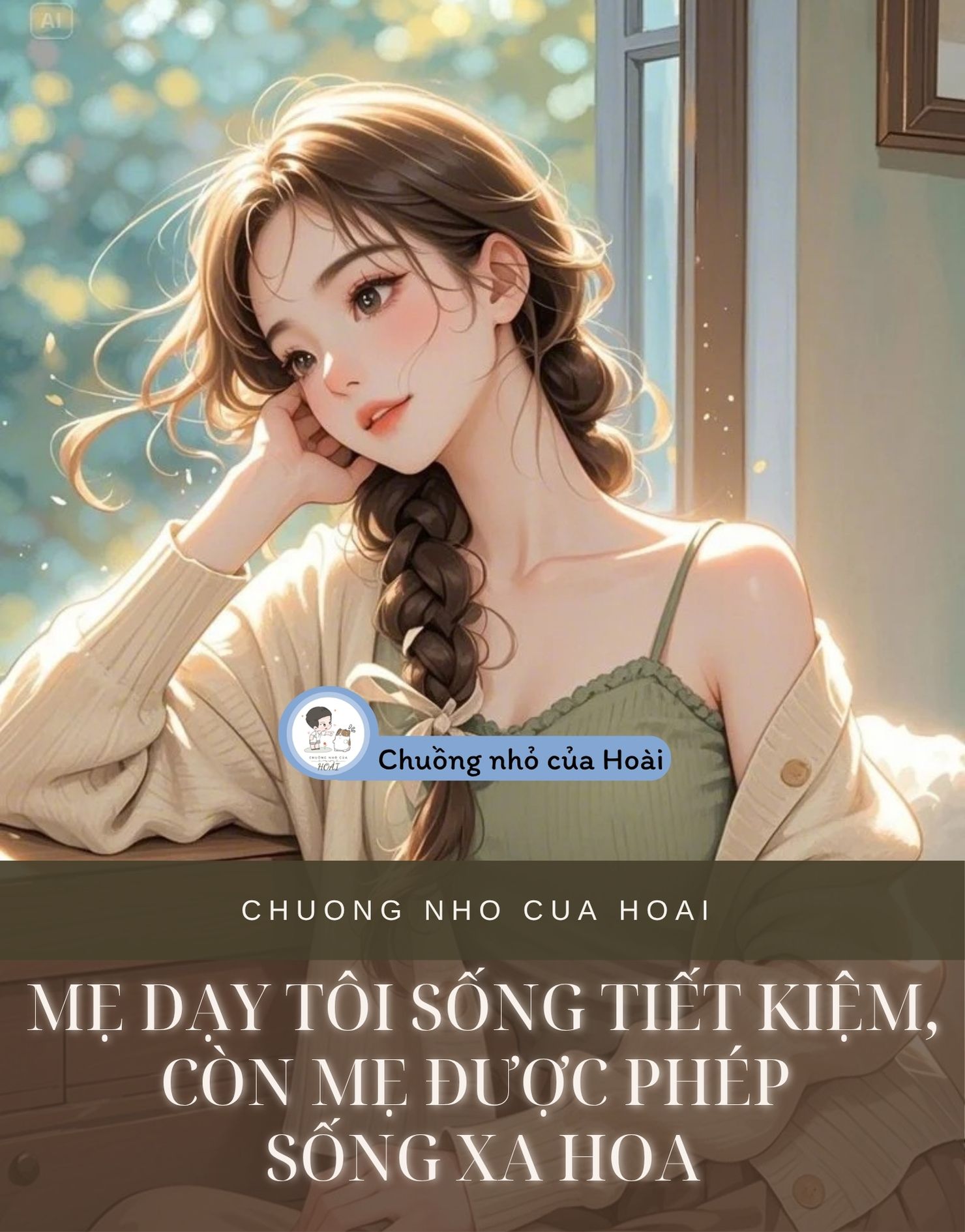 MẸ DẠY TÔI SỐNG TIẾT KIỆM, CÒN MẸ ĐƯỢC PHÉP SỐNG XA HOA