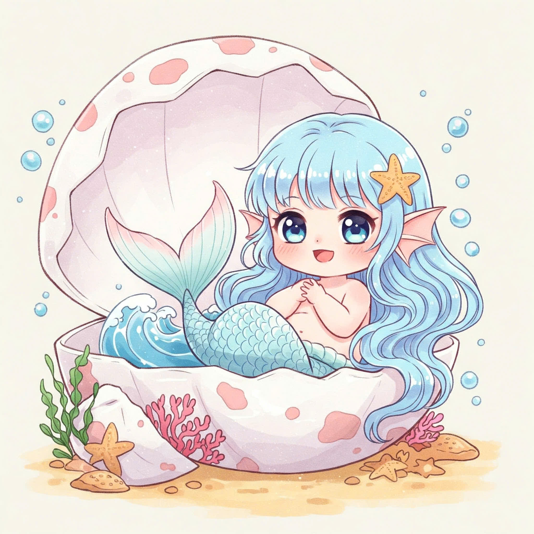 Nàng Tiên Cá Bé Bỏng Ở Tinh Tế