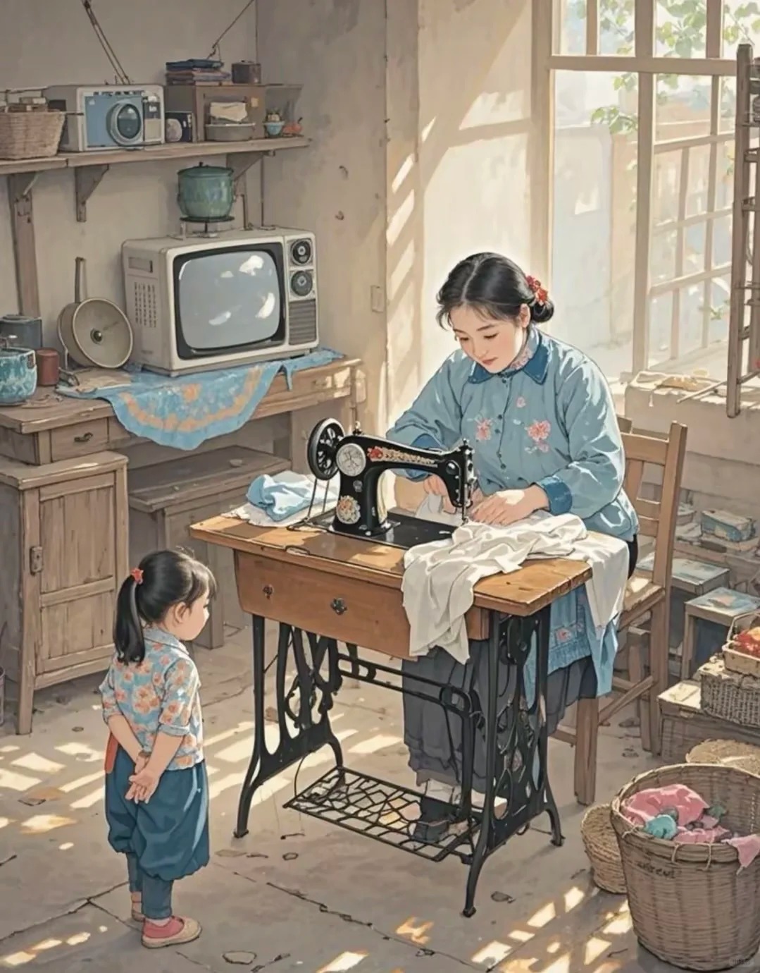 TRỌNG SINH THẬP NIÊN 80, CỨU LẤY CON GÁI BÉ NHỎ